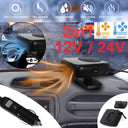 2 In 1 Car Heater 12V 24V 200W Portable Windshield Defroster