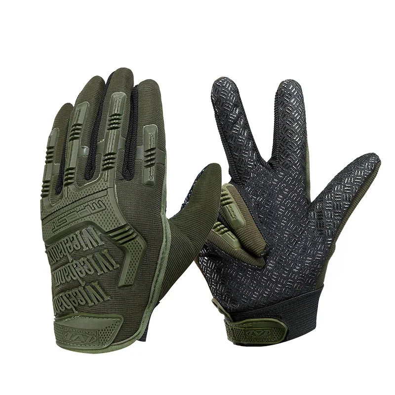 Seals Full Finger Protective Gloves Male  Training Fighting Outdoor Bicycle Riding Camouflage Gloves