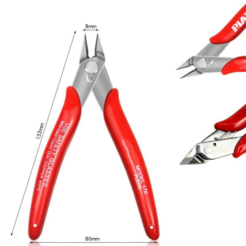 PLATO 170 Carbon Steel Wire Cutting Pliers with Insulated Handle - Red  ourlum.com   