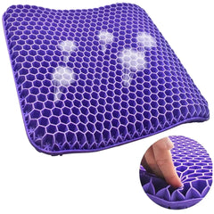 2024 Honeycomb Gel Seat Cushion for All-Day Comfort, Memory Foam Support for Office and Home Use