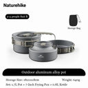 Naturehike 1L Aluminum Camping Cookware Set for Adventurers