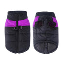 Winter Warm Waterproof Dog Vest Jacket for Large Breeds  ourlum.com purple S 