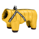 Cozy Hooded Winter Dog Jacket with Waterproof Harness for Small to Medium Dogs  ourlum.com Yellow 10 