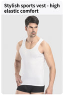 Men's Lightweight Cotton Vest for All Seasons Casual Slim Fit