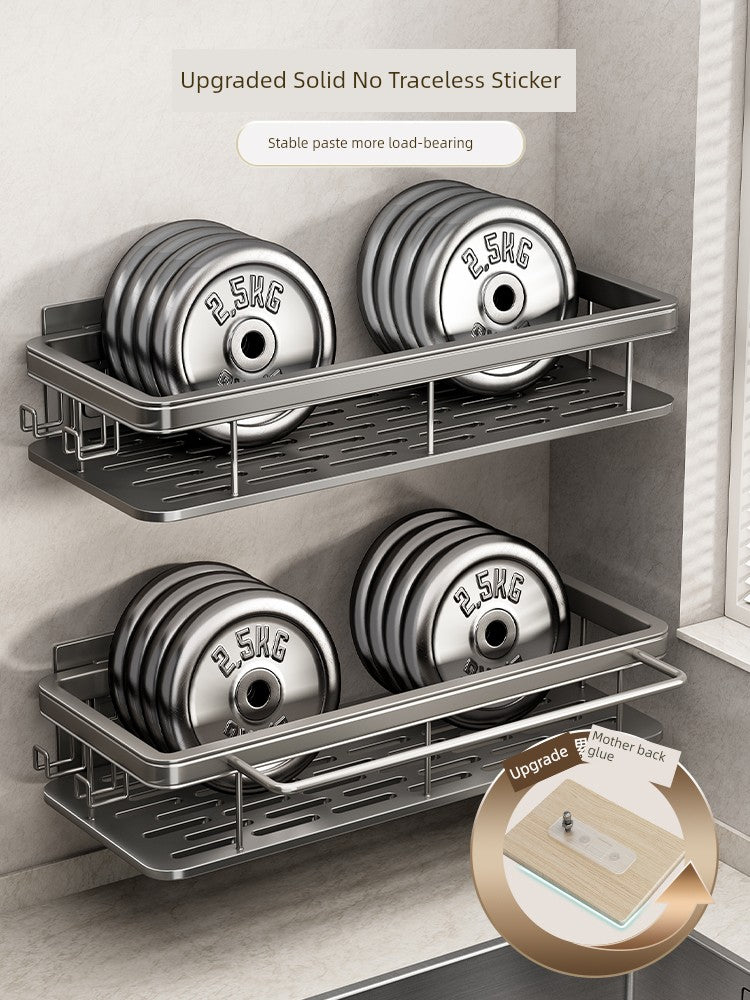 Punch-Free Storage Rack Wall-Mounted Tool Kitchen