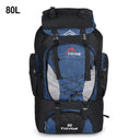 90L 80L 65L Camping Backpack Large Capacity Waterproof Bag