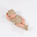 Silicone Reborn Dolls: Lifelike Baby Toys for Girls, Cute Mini Bebe Doll, Birthday Gift  ourlum.com point khaki  