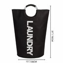 Roller Dirty Clothes Basket Clothes Storage Bag Foldable