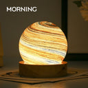 3D Moon Glass Lamp USB Powered Mini Night Light Gift