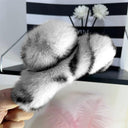 Crab Plush Fur Hair Clip: Trendy Accessory for Girls