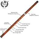 M MBAT Bamboo Flute Professional Woodwind Instrument Dizi