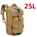 Versatile Waterproof Tactical Backpack for Hiking Fishing