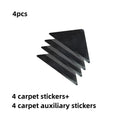 4/8pcs set Triangle Washable Rug Gripper Anti-slip Reusable Rubber Mat Non Slip Patch Tape for Tile Floors Carpets Corners Pad