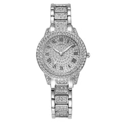 Diamond Rhinestone Luxury Wristwatch: Sophisticated Style for Fashionable Women