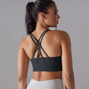 Women's High Stretch Yoga Bra Tank Top for Gym Workouts