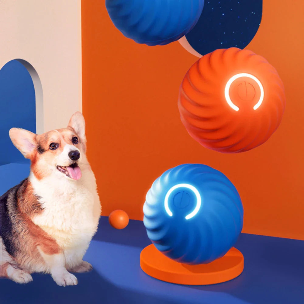 Smart Interactive Dog Toy Ball with LED Lights: Stimulates Spirit and Entertainment  ourlum.com   