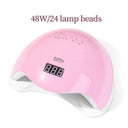 LED UV Nail Lamp: Fast Motion-Sensing Gel Dryer Compact