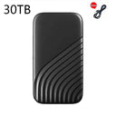  Portable SSD: High-Speed USB for Quick Data Transfer  ourlum.com 30TB black  