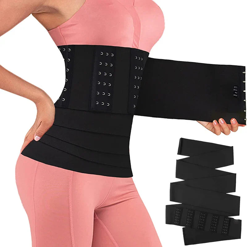 Adjustable Waist Trainer & Tummy Slimming Belt for Enhanced Support & Recovery