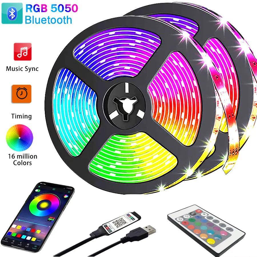 Colorful LED Light Strips for Gaming Rooms and Home Decor  ourlum.com   