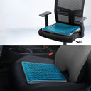 Memory Foam Car Seat Cushion - Cool Gel Support for Summer Comfort