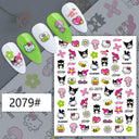 Adorable Cartoon Hello Kitty Nail Sticker Set for Nail Art