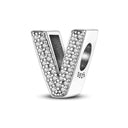 26 Letters Charm Beads Fit For Pandora 925 Silver Bracelet