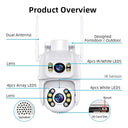 8MP Dual-Lens Outdoor Security Camera: Human Detect, Night Vision, Remote Control  ourlum.com   