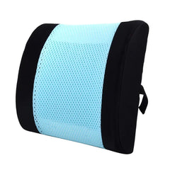 Cooling Gel Memory Foam Lumbar Support Cushion for Car with Adjustable Straps