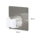 Adhesive Multi-Purpose Wall Hooks for Kitchen and Bathroom Organization  ourlum.com WHITE 10Pcs 