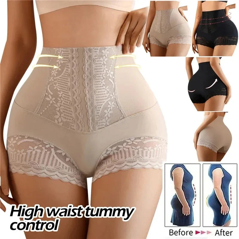 High Waist Butt Lifter Shapewear Shorts for Postpartum Tummy Control & Comfort