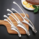 Durable Stainless Steel BBQ Grill Tongs for Outdoor Cooking