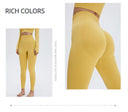 Seamless High Waist Nude Yoga Pants Women's Hip Lifting Fitness