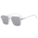 Unisex Vintage Double Bridge Square Sunglasses UV400 Fashion