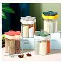 5-in-1 Spice Dispenser with Independent Openings - Versatile Seasoning Organizer for Home and Outdoor Use