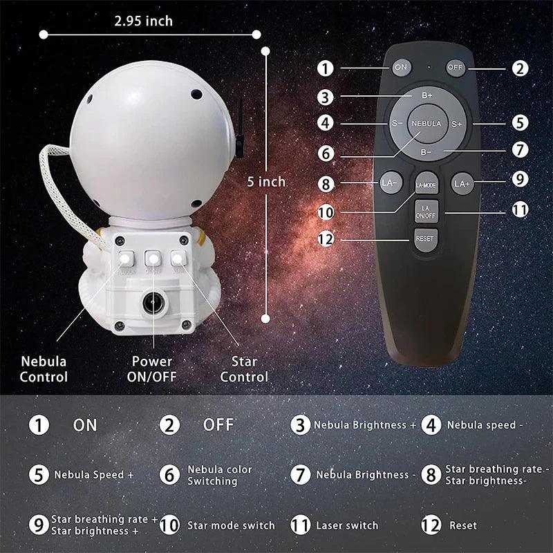 Astronaut Starry Sky Atmosphere Light LED Night Light Decor