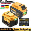 60V 9.0Ah High-Capacity Dewalt Battery Replacement