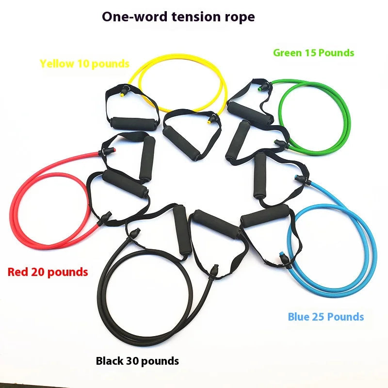 Versatile Elastic Resistance Rope for Fitness, Yoga, and Strength Training