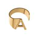 Fashion Stainless Steel Letter Initial Ring For Couples