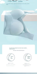 Traceless Summer Ice Silk Underwear Women Gather Anti-sagging Bra