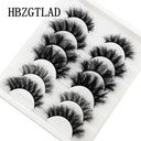 5-14Pairs Fluffy Lashes 10-25mm 3D Mink Lashes Long Thick Natural False Eyelashes Wholesale Lashes Vendors Makeup Mink Eyelashes  ourlum.com 6 pairs mixFG  