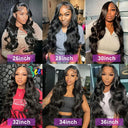 40 Inch Body Wave Lace Frontal Wig Premium Brazilian Human Hair