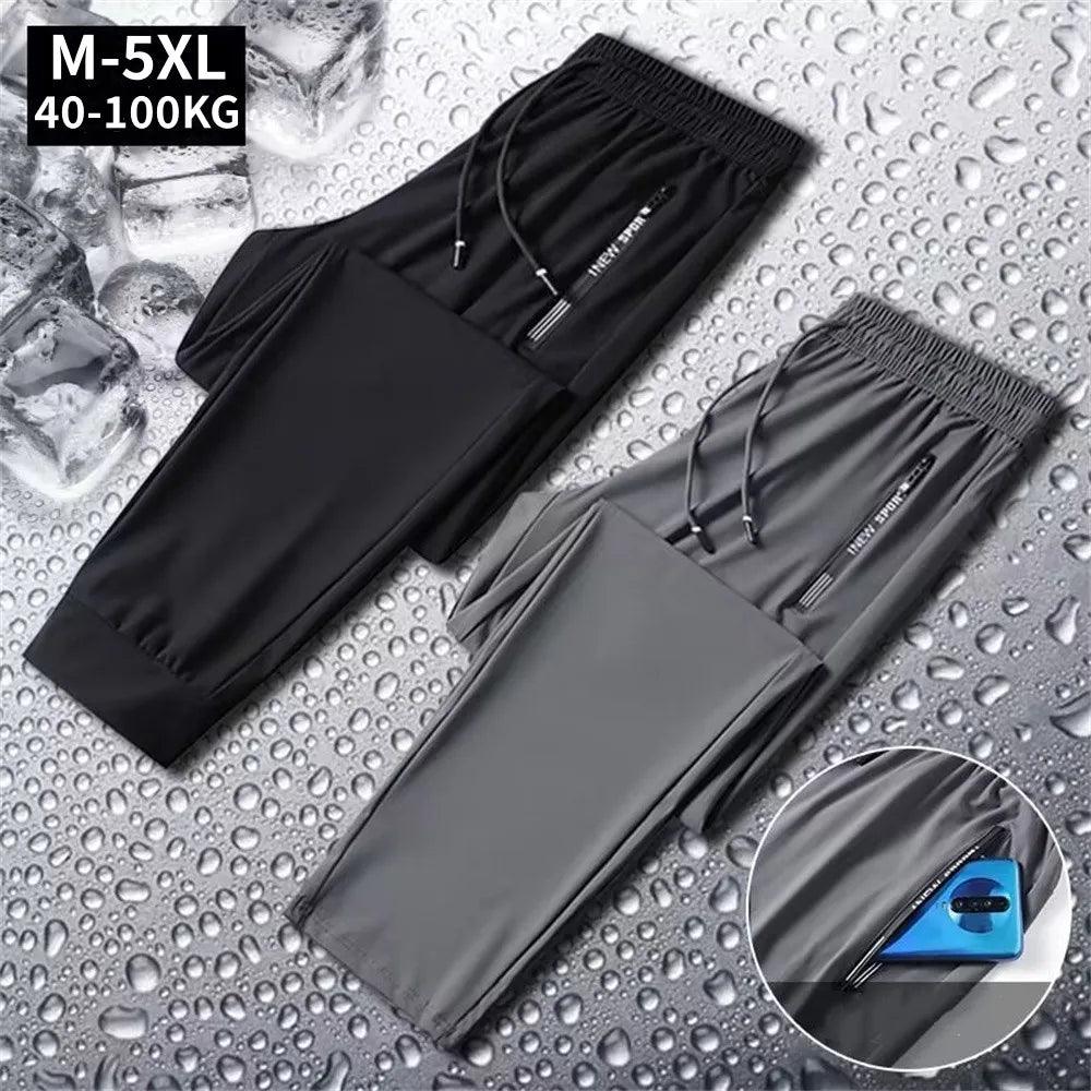 Men's Cotton Blend Casual Sporty Sweatpants - All Seasons Comfort  ourlum.com   