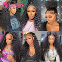 Kinky Curly Lace Front Wig - Versatile Brazilian Hairpiece