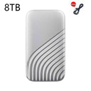  Portable SSD: High-Speed USB for Quick Data Transfer  ourlum.com 8TB white  