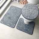 Soft Bathroom Mat Set: Absorbent Shower Rugs for Comfort