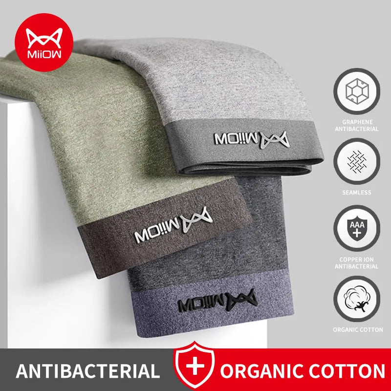 Ultimate Comfort Organic Cotton Men's Boxer Shorts - Antibacterial Seamless Underwear for Men - Gift for Men - Lumière Essentials  Our Lum   