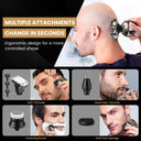 Sejoy 6 In 1 Electric Head Hair Shaver Mens Cordless Razor