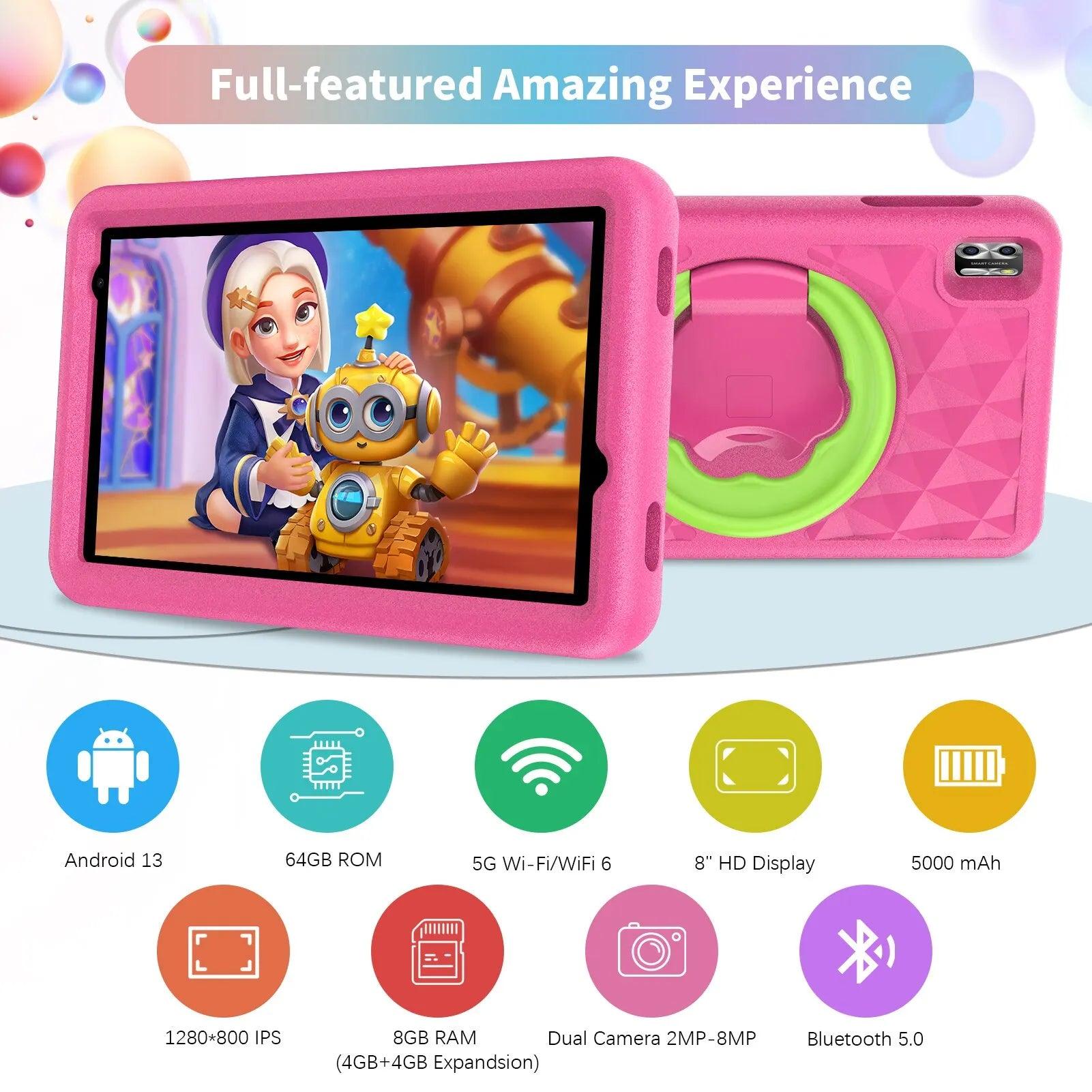 VASOUN Kids Tablet: Ultimate Learning Companion with Dual Camera  ourlum.com   