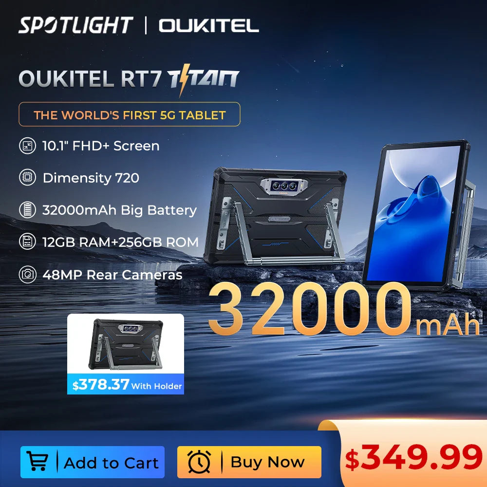 Oukitel TITAN Rugged Tablet: Unbeatable Performance and Durability  ourlum.com   